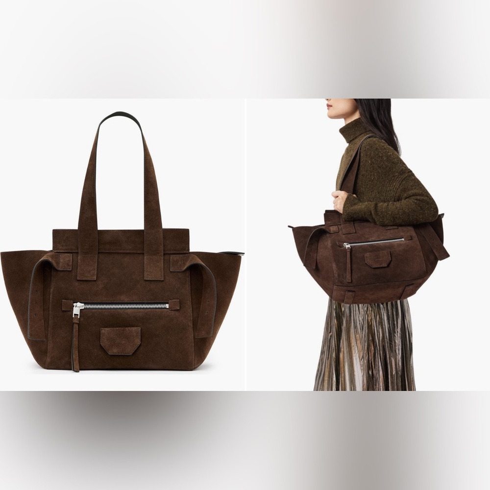 AllSaints Perez Suede Tote